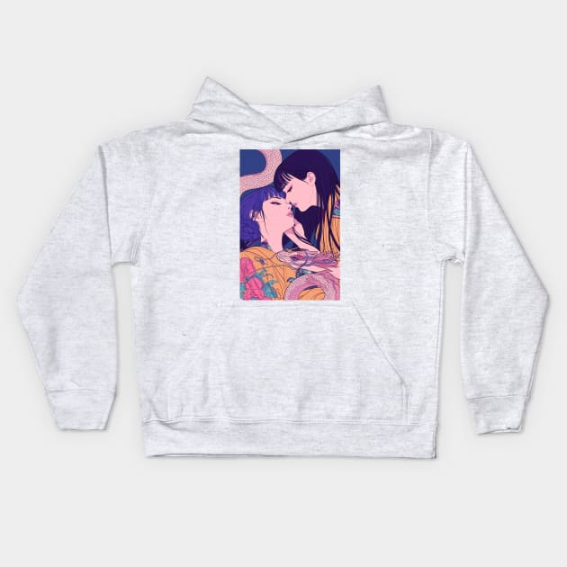 Geishas‘s Temptation 02 Kids Hoodie by ToddT